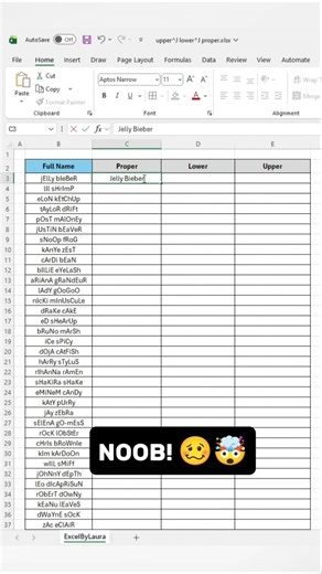 Fix messy data in excel! #excel #exceltricks #spreadsheet #exceltips