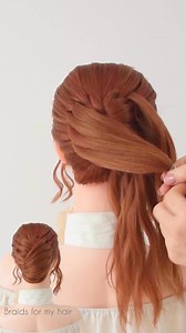 Beautiful updo with topsy tail #hairstyle #peinados #ponytail #hairstyles #acconciature #coiffure #coiffure #braids #updo | Braids for my hair
