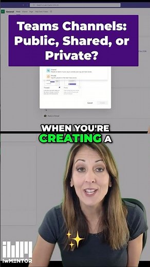 Try each of your Team's Channel types: Standard, Shared & Private! #shorts
