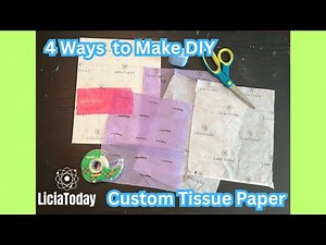 How to Make Custom Tissue Paper at Home for Small Business