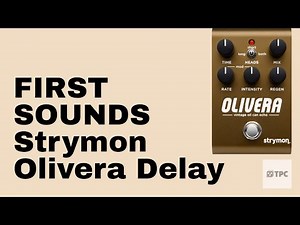 FIRST SOUNDS // Strymon Olivera Vintage Oil Can Stereo Delay