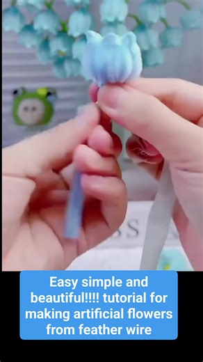 Easy simple and beautiful!!!! tutorial for making artificial flowers from feather wire | Fresh Graduate.id