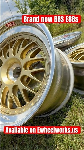 Brand new BBS E88 wheels! Perfect specs for CL 997.2 GT3's w/ PCCB but will fit other CL Porsches.