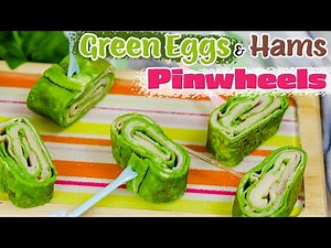 Green Eggs & Hams Pinwheels Recipe (Gre-omelette Roll-up)