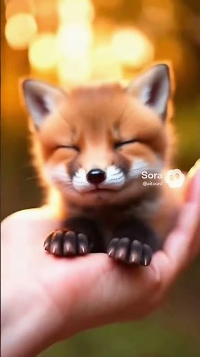 Cutest Baby Fox 🦊💖 | Tiny Fox Making Cute Sounds