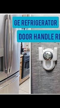 GE Refrigerator Handle Removal