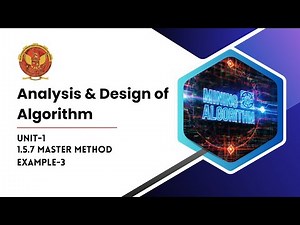 1.5.7 Master Method Example 3 | CS402 |
