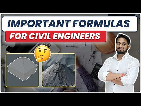 Important Formulas for Civil Engineers🔥 | Most Important Civil Engineering Formulas