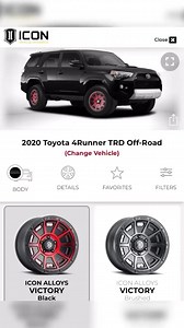 With over 19 wheel styles, see in real-time Icon wheels for your vehicle with the ICONfigurator and save 10% off all wheels as part of our Send It sale! With customization features like color, lift, etc. get the full Icon experience today. Sale ends August 31st. Which set of wheels do you have your eyes on? 👀 Link in bio! ☝️ #ICONvehicledynamics #ICONalloys #offroad #4x4 #toyota #tacoma #tundra #Jeep #Bronco #Ford #Raptor #GMC #Chevy #RAM | ICON Alloys