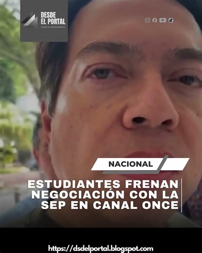 Estudiantes frenan negociación con la SEP en Canal Once