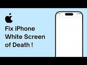Fix iPhone Stuck on White Screen ! - Easy Solution | HTG