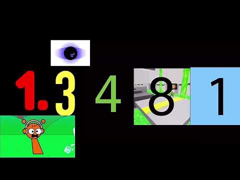 Numbers 0 to 3 with sounds