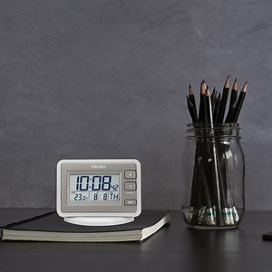 Buy Seiko LCD Alarm Clock | Clocks | Argos