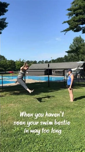 Masters swimmers when they reunite at the pool 🥺😂