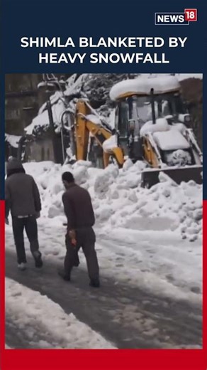 Shimla Transformed Into Winter Wonderland as Fresh Snowfall Ends Three-Month Dry Spell | N18S