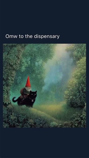 Smoke on Instagram: "Is that Gnome riding a cat? 🤣"