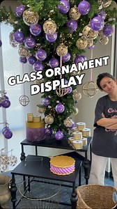 1.5K views · 20K reactions | ✨ Glass ornaments are the BEST way to get your Christmas tree lights to  SHINE  I know, they can be a little scary—but when installed correctly they’re quite sturdy!  I had some purple and gold ones come in so I figured—let’s make something purple and gold! ✨ This design took about 30 minutes—but here it’s edited to around 20 seconds for you  Can’t wait to add all the other colors coming in! | Wreaths By Waldo | Facebook
