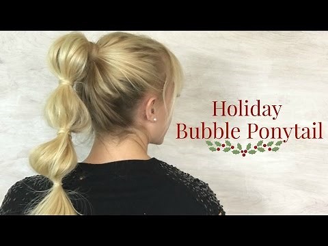 Bubble Ponytail Tutorial