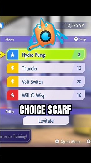 WASH ROTOM ⚡️ MY BEST POKEMON for Pokemon Champions Ranked Double Battles #shorts