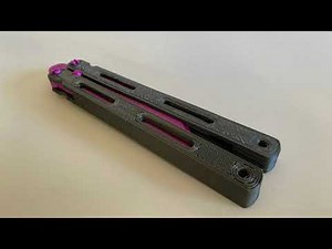 3D Printed BALISONG TRAINER build (free plans in description)