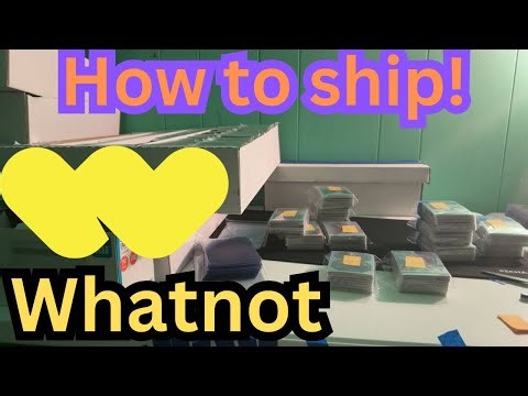 How do I ship all of my Sports Card orders out on Whatnot using the First Class Mail Letter Program?