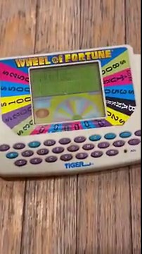 Tiger Electronics Wheel of Fortune Handheld Game 1995 Retro Vintage W/ Cartridge - Etsy