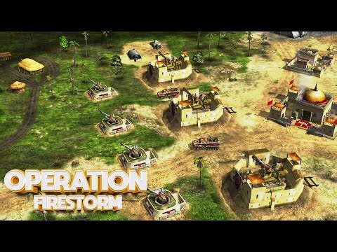 GLA Fortress + Punisher Cannon 1 vs 3 USA High Tech (OPERATION FIRESTORM Mod) C&C Generals Zero Hour