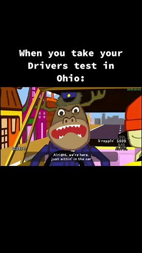 Parappa the Rapper Driving Test in Ohio