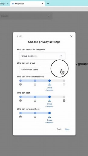 Create a Google group email list