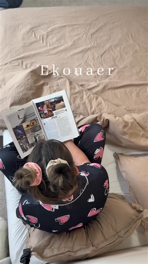 Aylin Kenan on Instagram: "The EKOUAER pajama set has quickly become one of my favorites for everyday comfort at home 🤍 With its ultra-soft fabric, comfortable fit, and elegant design, it’s perfect for relaxing while still feeling put together. I also have a special discount code for you: ✨ aylin20 — enjoy 20% off all clothing items in the store. 🛍️ Shop here: https://ekouaer.com/discount/aylin20?redirect=/collections/all-products Highly recommended for anyone who values comfort without compro