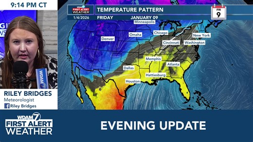 Starting the week off warm! Check out your forecast with Riley! | WDAM 7