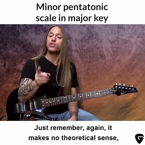 1K views · 25 reactions | If you want to play rock or blues, the minor pentatonic scale is a must-know. This versatile scale sounds awesome over just about any chord progression. And if you play it over a major-key song, it gives your song a rock and blues sort of feel. For more tips on scales and soloing, join the Guitar Club at GuitarZoom.com. It's free! | Steve Stine Guitar | Facebook