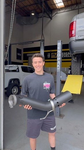 Cameron Mcadoo came to HQ and got a #MagnaFlow DPF Series Exhaust on his Ram 2500 (Part #17071)