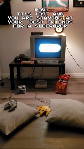 POV It's 1997 & You Are Staying At Your Best Friends House For A Sleepover #pov #fypシ #90s #nintendo