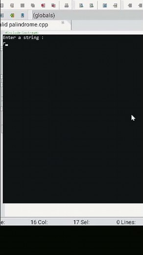 Program to check whether a string is valid palindrome or not.