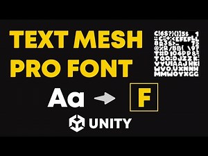 Create Text Mesh Pro Custom Font Asset in unity | Unity Tutorial