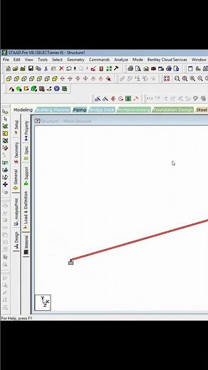 How to Apply Self-Weight in STAAD Pro | Structural Analysis Tutorial #shorts