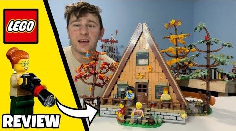 LEGO A-Frame Cabin Review & Integration Into My LEGO City