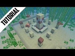 Minecraft: How to Build Restored Warm Ocean Ruins (Step By Step)
