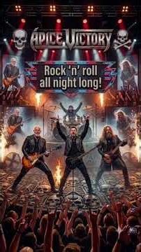 ÁPICE VICTORY// música //rock n roll all night long (lyrics letra Victor.G.C.Jr)VGCJ
