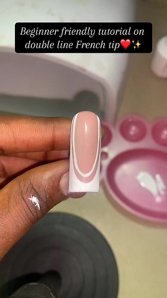 Double french tips tutorial ✨❤️ #tutorial #nailtutorial #frenchtipnails #doublefrenchtip #doublefrenchtipstutorial #voiceover #voiceovervideo #voiceeffects #voice #soundeffects #tutorialvideo #howtotiktok #howtodraw #howtodo #beginner #beginnerfriendly #beginnerfriendlynails #stepbystep #beginnernailtech #nailtech #nailtechtips #beginnernailtechtips #naildesign #nailtutorial #nailcontent #nailinspo #nailideas #viralnails #teachme #fypviralシ #goviraltiktok #fyp #explore #nigeriantiktok🇳🇬