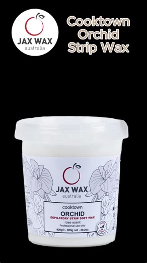 Jax Wax Australia on Instagram: "🌸 Cooktown Orchid Strip Wax looking absolutely gorgeous in the tub! Thin, silky glide with that signature rose softness — perfect for smooth, fast applications and clean removal on legs, arms and delicate zones. A favourite for artists who want consistency, control and a beautifully scented workspace. Hot Tip: Left some wax behind (red)? Apply a little more wax on top — it grips anything lefy easily. #CooktownOrchid #JaxWaxAustralia #VeganWax 👉 https://bit.ly/J