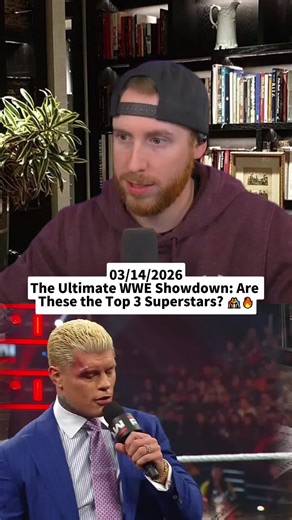 The Ultimate WWE Showdown: Are These the Top 3 Superstars? 🤼‍♂️🔥 #WWE #WrestlingFans #MondayNightRaw #SportsEntertainment #FYP #Viral #foryou #tiktok #wrestling #conman167 #prowrestling #wweraw