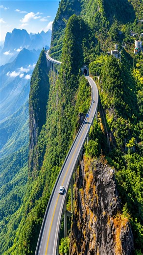 China’s CLIFFSIDE Sky Road 😱 Guanxing Highway (关兴公路)