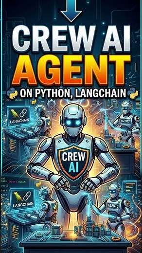 Build AI Agents with CrewAI & LangChain in Python Using GPT 4o short