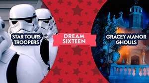 386K views · 2.7K reactions | Two heavyweights kick-off the 'Dream Sixteen' round. Comment GHOULS for Haunted Mansion or TROOPERS for Star Tours. Cast your vote! | Walt Disney World | Facebook