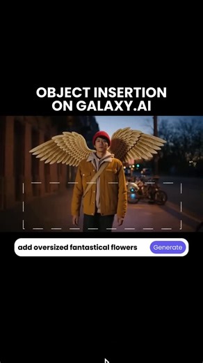 13K views · 58 reactions | What if you could add anything into your video?  With Object Insertion on Galaxy.ai, you can drop characters, props, or objects straight into your scene⚡ Try it now! | Galaxy.ai | Facebook