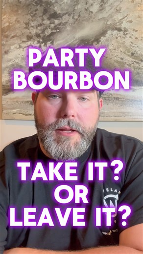 Party bourbon etiquette. Do you take the bottle with you or leave it for the host? #bourbonwhiskey ￼