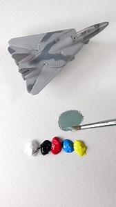 3.8K views · 162 reactions | Color mixing / airplane | Painting Skills | Facebook