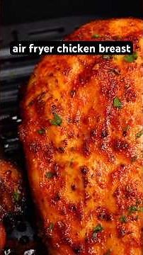 EASY and JUICY Air Fryer Chicken Breast Recipe #airfryer #chickenrecipe #foodshorts #foodie